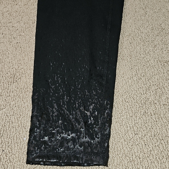 Z By Zobha Black Women's Paterned Leggings - Picture 2 of 10